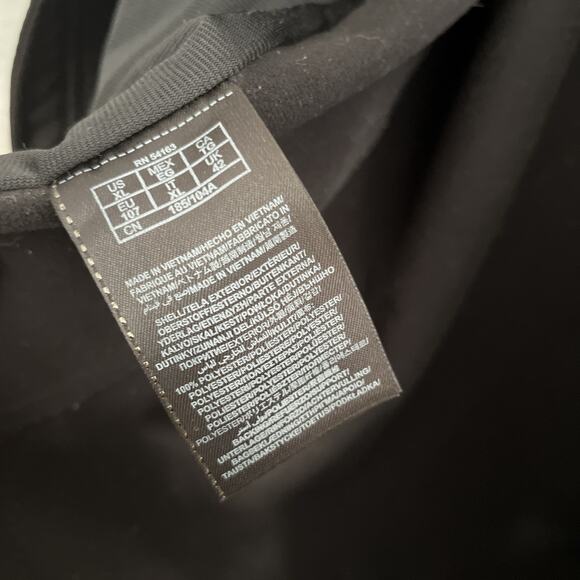 GUESS Men XL Black Soft Shell Lined‎ Full Zip Windbreaker Jacket - Picture 6 of 7